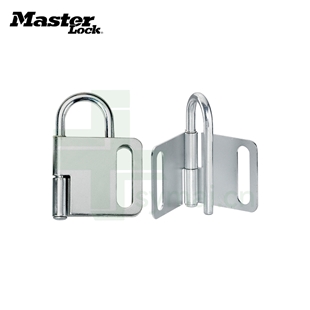 玛斯特Masterlock 418 重型钢制防撬蝴蝶搭扣 钳口内直径25mm 安全锁具搭扣