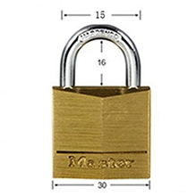 130MSMCND 黄铜挂锁 MasterLock弹子锁 叶片锁 无胆锁 密码锁 钢缆锁