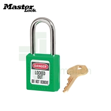 玛斯特Masterlock 410GRN 绿色工程塑料安全挂锁 钢制锁钩 不同花