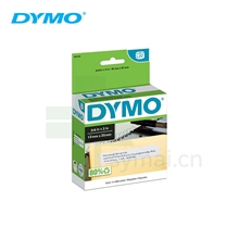原装进口DYMO达美S0722530 多用途标签热敏打印纸质标签带 白标黑字 13mm x 25mm (1000贴）(550, 550 TURBO 标签打印机适用)