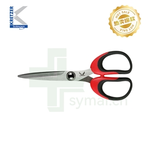 KRETZER 德国进口不锈钢工业剪刀 通用剪刀 安全剪刀 972015 15cm长