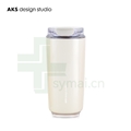 AKS 陶瓷涂层保温咖啡杯 316不锈钢内胆 440ml 耶加雪菲
