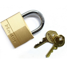 170MSMCND 黄铜挂锁 MasterLock弹子锁 叶片锁 无胆锁 密码锁 钢缆锁
