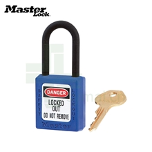 玛斯特Masterlock 406BLU 蓝色绝缘安全挂锁 工程塑料挂锁 不同花