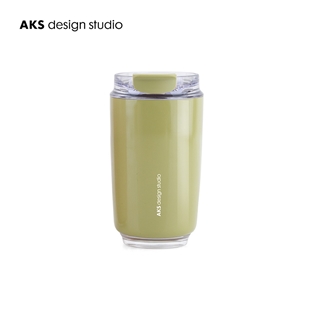 AKS 陶瓷涂层保温咖啡杯 316不锈钢内胆 320ml 岩茶日晒