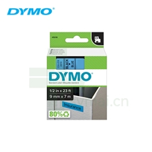 原装进口DYMO达美S0720710 D1标准标签带 蓝标黑字 9mm x 7m (LM160, RHINO 4200, RHINO 6000+ 标签打印机适用)