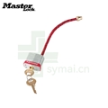 玛斯特Masterlock 断路器缆挂锁具 上锁挂牌安全锁具 7C5RED