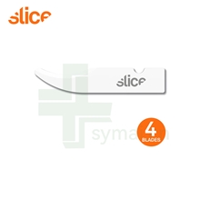 SLICE西来事 10536陶瓷刀片工业刀片安全刀片拆线刀片氧化锆不生锈耐高温刀片 (4片装)