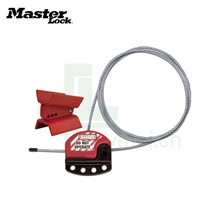 玛斯特Masterlock S3921 上锁挂牌蝶阀锁具套装安全锁具 可调节钢缆锁具套装 (S3920+S806CBL3)
