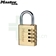 MASTERLOCK 玛斯特604D可重设密码箱包黄铜挂锁 进口密码锁