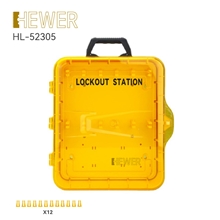HEWER MultiLOTO 便携式安全锁具管理工作站 (408×338×98)mm, 标配12个挂钩(空置）