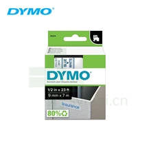 原装进口DYMO达美S0720690 D1标准标签带 白标蓝字 9mm x 7m (LM160, RHINO 4200, RHINO 6000+ 标签打印机适用)