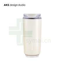 AKS 陶瓷涂层保温咖啡杯 316不锈钢内胆 440ml 耶加雪菲