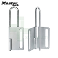 玛斯特Masterlock 419 重型钢制防撬蝴蝶搭扣 钳口内直径76mm 安全锁具搭扣