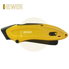 HEWER刀片全自动退缩安全刀具MultiSAFE HK-3901标配HB-013碳钢圆角梯型刀片