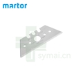 德国进口MARTOR马特碳钢单刃梯形刀片5233, 0.63mm（10片/盒）