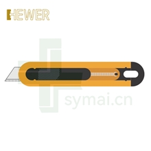 HEWER MultiSAFE HK-2204 安全刀具标配HB-018碳钢齿狀梯型刀片
