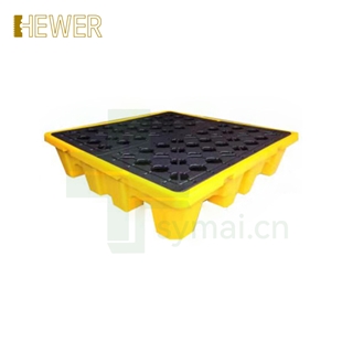 HEWER四桶装盛漏托盘熙骅化学品防漏塑料平台 MultiKEEP HP-4022 (1300x1300x300)mm±20mm