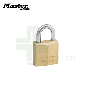 MASTERLOCK玛斯特120D黄铜挂锁19mm锁体 锁梁直径4mm